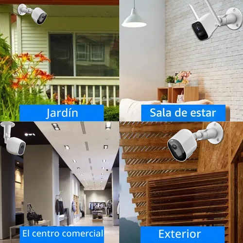 Vista 4 de Soporte de montaje universal para cámara de seguridad, soporte de metal de pared ajustable para interiores y exteriores, compatible con Arlo Pro/Pro