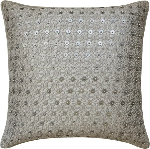 Vista 9 de The HomeCentric Funda de almohada personalizada, fundas de almohada decorativas de 12 x 12 pulgadas (11.8 x 11.8 in), color plateado, fundas de 16.