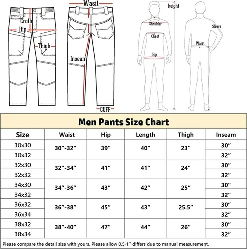 Vista 7 de Pantalón Carwornic Gear táctico, de algodón, ligero, estilo militar, para exterior, de combate, cargo, para hombre