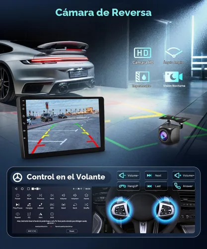 Vista 5 de Estéreo de coche Android 15 para Toyota RAV4 2003 2004 2005 con CarPlay