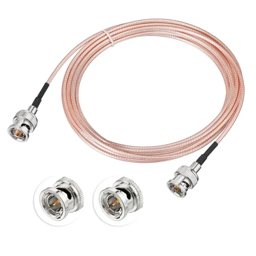 Vista 16 de Superbat HD-SDI 3G SDI Cable 1ft 75 Ohm RG179 BNC Cable de vídeo en ángulo recto Thin Short Low loss Flexible SDI Cable for HD-SDI/3G-SDI/4K/6K