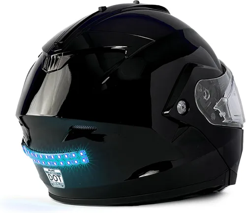 Vista 11 de BITEHARDER Luz de seguridad para casco de moto de nieve - Azul