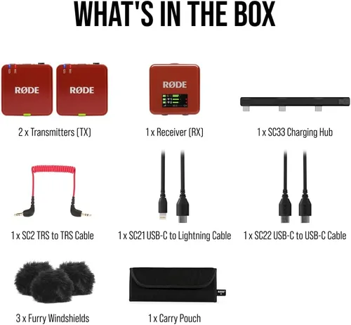 Vista 9 de RØDE Wireless GO (Gen 3) - Micrófono inalámbrico compacto - Audio impecable, grabación de punto flotante de 32 bits, control automático de nivel