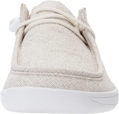 Vista 2 de WHITIN Mens Wide Barefoot Slip-on Loafers Zero Drop Sole Minimalist Canvas Sneakers