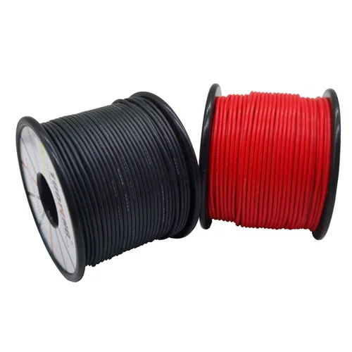 Vista 14 de TUOFENG Cable eléctrico de silicona de 22 AWG de 30 pies [15 pies negro y 15 pies rojo] 2 conductores de alambre paralelo cables de cobre estañado