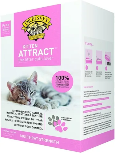 Vista 10 de Dr. Elsey's® Cat Attract® Arena de arcilla compactante para gatos, bolsa de 18 libras