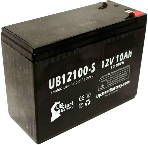 Vista 4 de Paquete de 2 baterías de repuesto de 12 V 10 Ah para Shoprider Echo 3 baterías SL73-24V 10AH UB12100-S para batería Shoprider Mobility Scooter – SLA