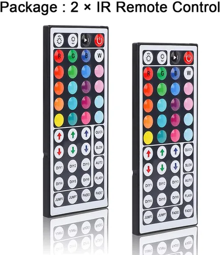 Vista 7 de BZONE Controlador de luz de tira LED (control remoto IR de 44 teclas)
