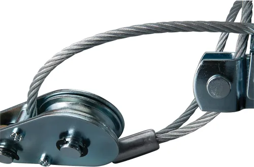 Vista 6 de Performance Tool – Tirador de engranajes dual de 50-100 – Cabrestante de capacidad de 2 toneladas con cable de aeronave de 6