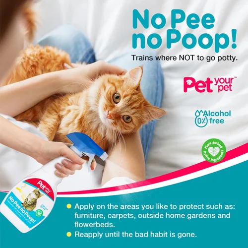 Vista 8 de Spray de entrenamiento para orinal para gatos, sin orina ni caca, 16 onzas líquidas