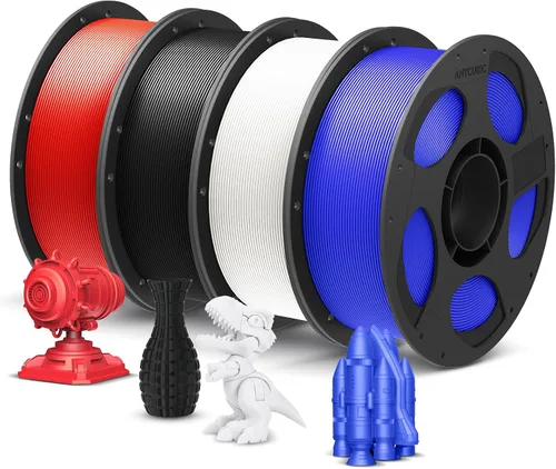 Vista 38 de ANYCUBIC Filamento PLA Plus (PLA+), paquete de filamento para impresora 3D de 0.069 in, alta dureza, precisión dimensional +/- 0.001 in, impresión
