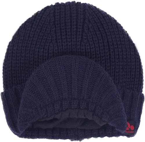 Vista 10 de Janey&Rubbins Gorro de punto diario con orejeras con forro polar y calavera