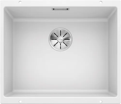 Vista 7 de BLANCO SUBLINE 320-U 523 410 - Fregadero de cocina, color blanco, 15.7 in Unterschrank