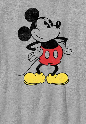Vista 2 de Disney Character Classic - Camiseta de manga corta para niño con diseño de Mickey