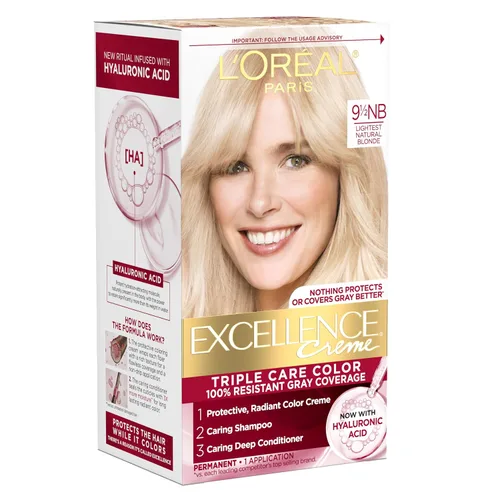 Vista 15 de L'Oreal Paris Excellence Crème Tinte Permanente para el Cabello, Color de Cabello de Triple Cuidado con Complejo Pro-Keratina para una Cobertura