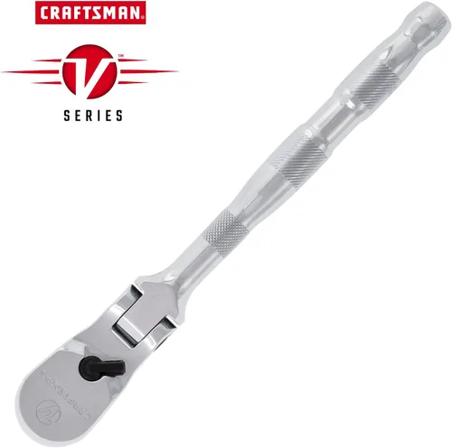 Vista 2 de CRAFTSMAN V-SERIES - Trinquete, accionamiento de 1/2 pulgada, 96 dientes, cabeza flexible (CMMT86332V)