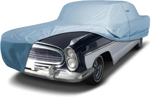 Vista 32 de iCarCover Funda de automóvil personalizada de alta calidad para AMC Ambassador 1965-1973, resistente, impermeable, para todo tipo de clima, lluvia