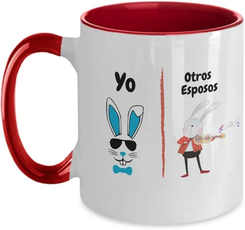 Vista 4 de Se Habla en Español Regalo para Esposo Dimelo en Español Taza LatinPride Sopa de letras en Español Vanidades en Español Taza de Café