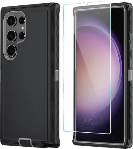 Vista 19 de ONOLA Funda para Samsung Galaxy S23 con protector de pantalla HD, resistente, a prueba de golpes y caídas, 3 capas, para Galaxy S23 de 6.1 pulgadas