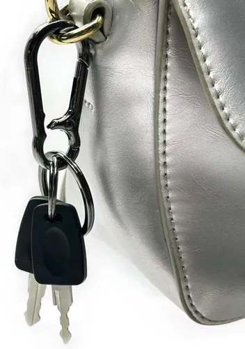 Vista 6 de Llaves de repuesto para equipaje con llavero (2 llaves + 1 juego de llaveros) – Apto para candados de contraseña de bolsa 007 002