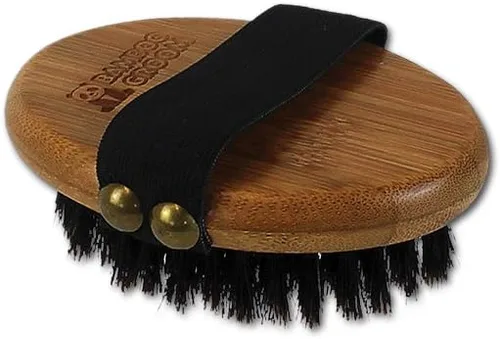 Vista 6 de Bamboo Groom Cepillo de curry con cerdas de goma para mascotas
