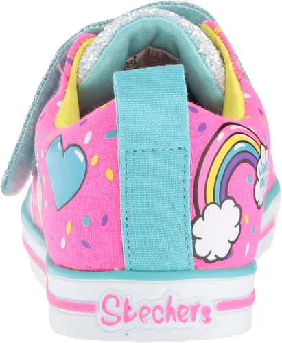 Vista 3 de Skechers - Tenis unisex, para niños Sparkle Lite-Unicorn Craze