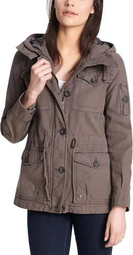 Vista 5 de Chaqueta Levi's de campo con cuatro bolsillos y capucha, de algodón para mujer (tallas estándar y grande)