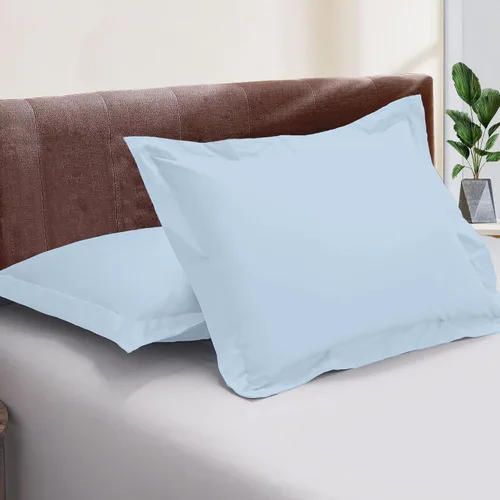 Vista 9 de Kotton Culture Juego de 2 fundas de almohada estándar de 20 x 26 pulgadas, fundas de almohada decorativas, 100% algodón egipcio de 600 hilos