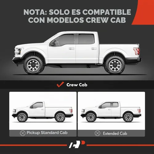 Vista 11 de A-Premium Actuador de pestillo de cerradura de puerta compatible con Nissan Titan 2004-2014 Crew Cab Pickup, lado trasero izquierdo del conductor