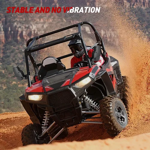 Vista 7 de Frokom Espejo lateral UTV, espejos UTV compatibles con jaula Pro-Fit compatible con Polaris Ranger 570 900 XP 1000 2015-2023 General 1000, Can Am