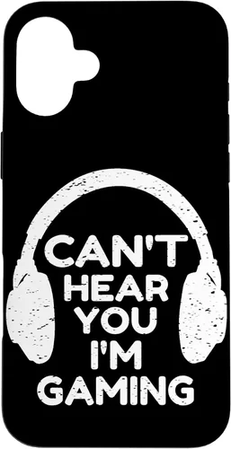 Vista 23 de Gaming Phone Case Gamer Gift Funny Cant Hear You I'm Gaming Case for iPhone 17