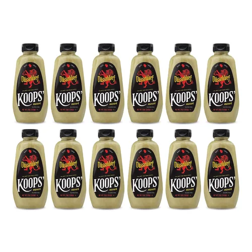 Vista 14 de Koops' Mostaza Arizona Heat - Mostaza dulce y picante, sin gluten, kosher, fabricada en Estados Unidos, a partir de semillas de mostaza de calidad