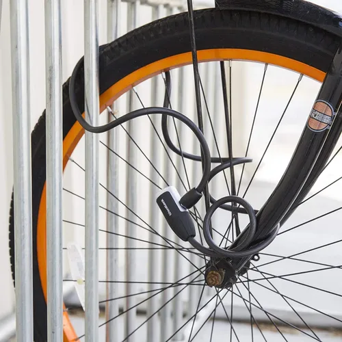 Vista 3 de WordLock WLX Hex MatchKey Cable. Candado para bicicletas.