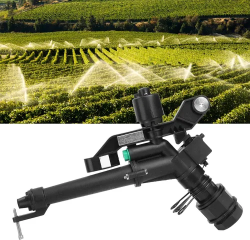 Vista 9 de Aspersor de césped de 1.5 a 1 pulgada DN25 rosca hembra automática giratoria de 360 grados brazo oscilante ajustable riego de granja