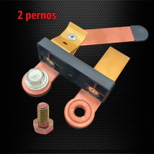 Vista 3 de Ampper Interruptor de desconexión de batería de poste lateral de 12 V 24 V, interruptor de batería de hoja de cuchillo, desconexión de corte