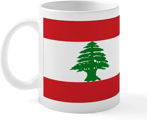 Vista 45 de CafePress #1 - Taza de café de cerámica libanesa de 11 oz (11.0 fl oz)