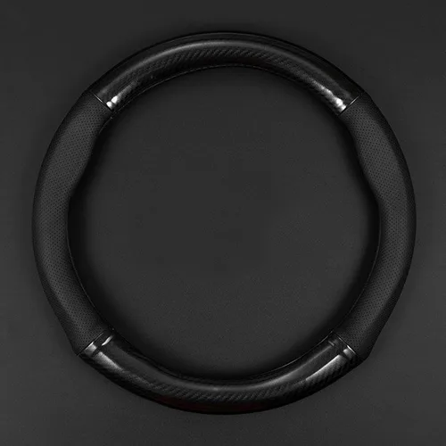 Vista 6 de gunhunt 1 PC Funda de Volante de Coche Transpirable, Protector de Volante de Fibra de Carbono Antideslizante, Funda de Volante Resistente al