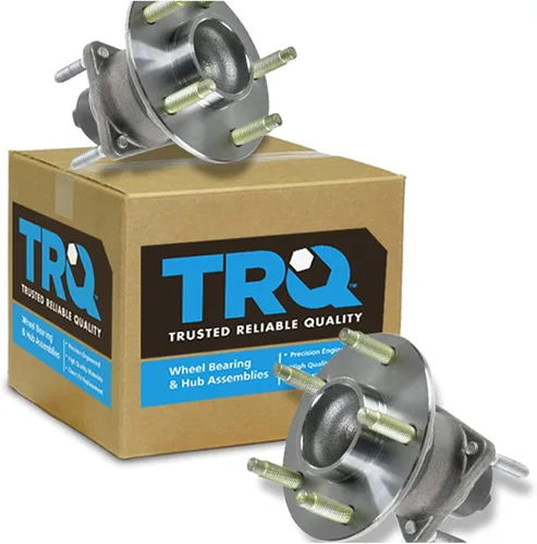 Vista 124 de Conjunto de rodamiento de rueda delantera de 2 piezas y buje TRQ Compatible con Pontiac Solstice 2006-2009 Saturn Sky 2007-2010