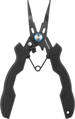 Vista 10 de TRUSCEND Easy Use Lockable Fishing Pliers with Tungsten Carbide Cutter, Innovative Ergonomic Handy Handle, Saltwater Corrosion Resistant Teflon