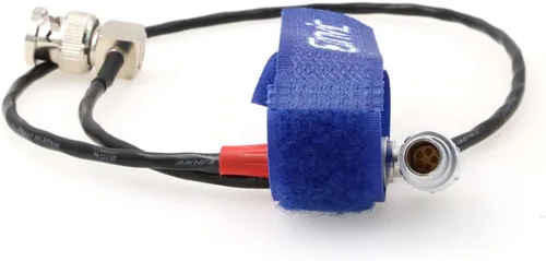 Vista 3 de Ambient Lockit Dispositivos de código de tiempo Cable BNC 0B ángulo recto 5 pin a BNC para ARRI Alexa