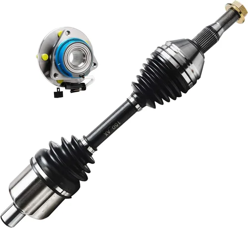Vista 122 de Detroit Axle - 2 ejes CV delanteros para Chevy Silverado 1500 2007-2018, GMC Sierra Suburban Yukon XL 1500 Avalanche Cheyenne Cadillac Escalade ESV