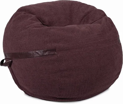 Vista 42 de Big Joe Fuf Silla Puf de Espuma de 5 Pies de Tamaño Extra Grande con Funda Extraíble para Niños, Adolescentes, Adultos, Onyx Lenox, Poliéster Tejido
