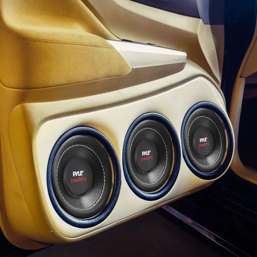 Vista 8 de Altavoz de graves de 4 ohmios doble de 1000 W y 10 pulgadas Pyle, 8" (20 cm)