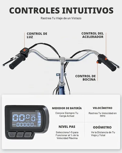 Vista 5 de VIRIBUS Electric Trike for Adults, Adult Electric Tricycle,Single Speed