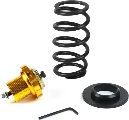 Vista 5 de DNA MOTORING Kit de resorte de mangas coilover de suspensión de 4 piezas compatible con 06-11 Civic, negro, COIL-HC06-BK
