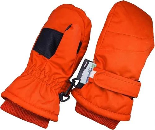 Vista 26 de Zelda Matilda - Mitones impermeables de invierno para niños pequeños y bebés, aislación de 3M Thinsulate 100G Extra-long cuffs keep snow out and