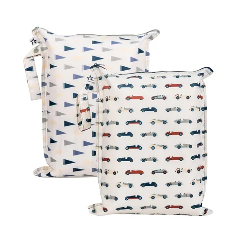 Vista 16 de Tiny Twinkle Bolsas húmedas a prueba de desorden 1 paquete de bolsas húmedas reutilizables impermeables para trajes de baño Ropa de bebé Bolsa