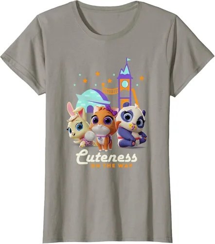 Vista 71 de Disney Camiseta Junior T.O.T.S. Cuteness On the Way Negro