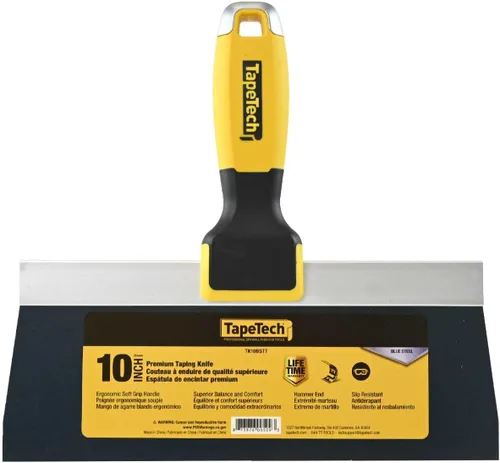 Vista 2 de TapeTech Cuchillo de cinta de acero azul prémium de 10 pulgadas (TK10BSTT)