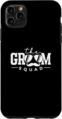 Vista 11 de iPhone 15 The Groom Squad Sunglasses Wedding Bachelor Party Groomsmen Case